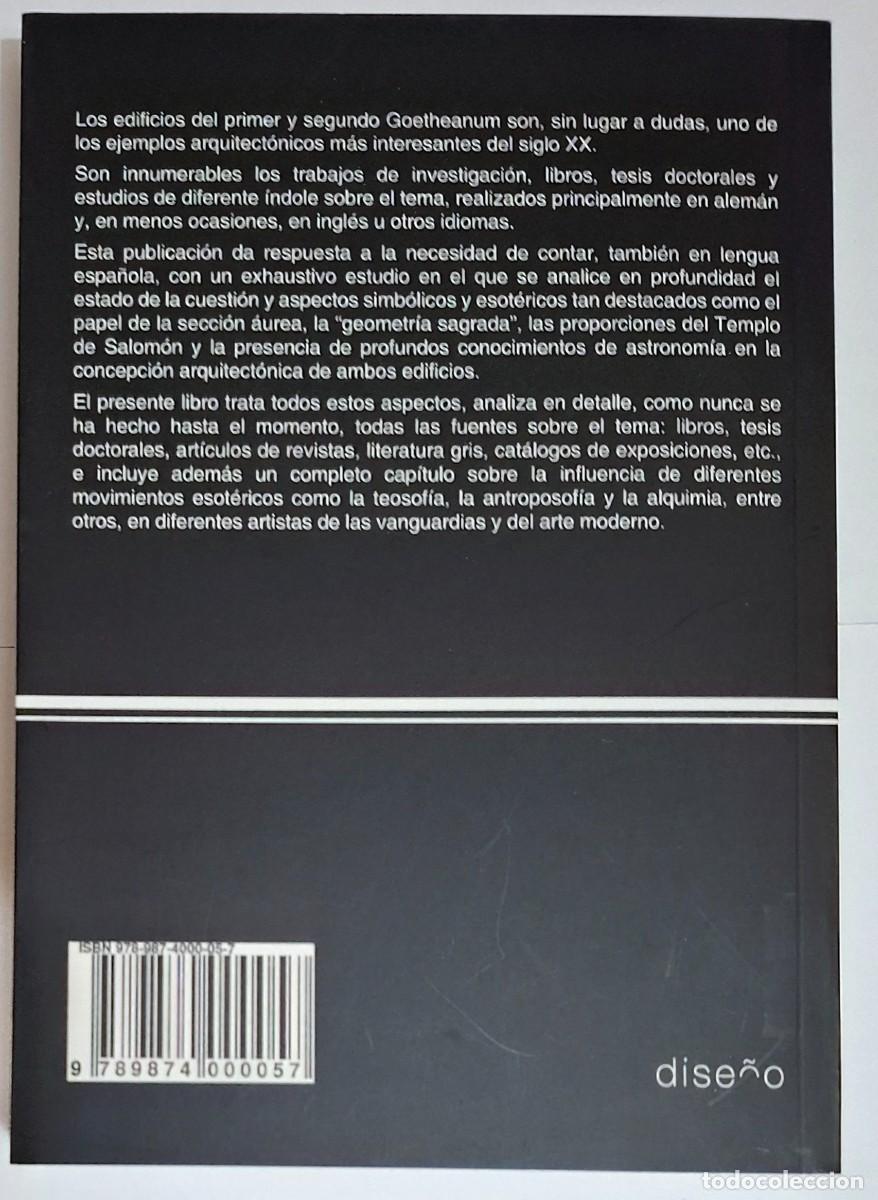 Libros: IV&Aacute;N G&Oacute;MEZ AVIL&Eacute;S: GEOMETR&Iacute;A Y ESOTERISMO. EL EDIFICIO DEL GOETHEANUM - Foto 2