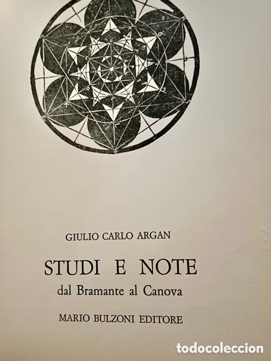 Libros: DAL BRAMANTE AL CANOVA-ARGAN-1970 - Foto 7