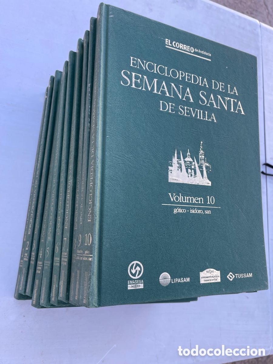 Libros: Enciclopedia Semana Santa Sevilla 10 Tomos