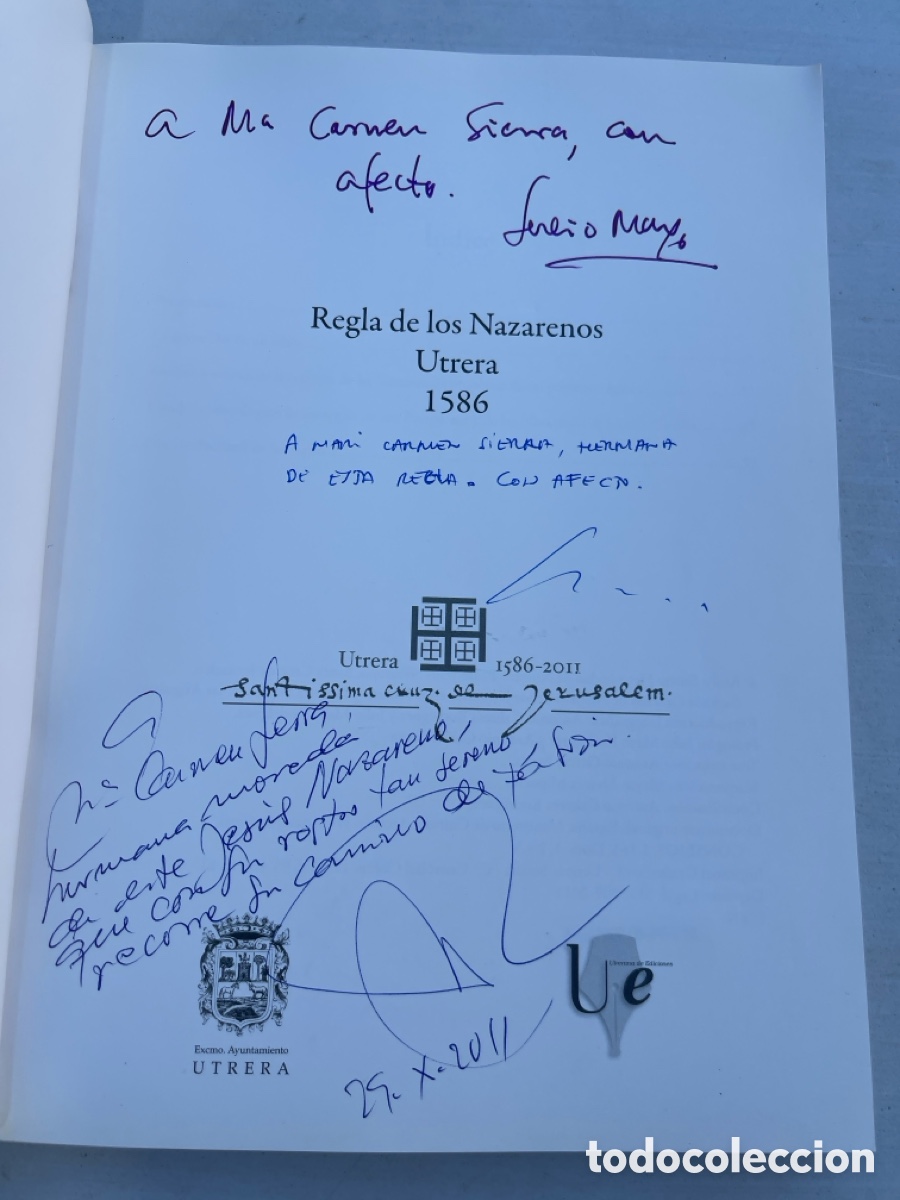 Libros: Reglas de los Nazarenos. Utrera. 1586 - Foto 3