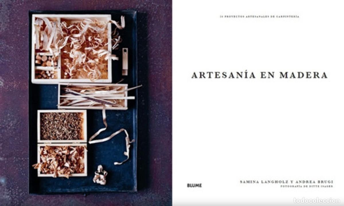 Libros: ARTESANIA EN MADERA - 20 PROYECTOS ARTES - Foto 2
