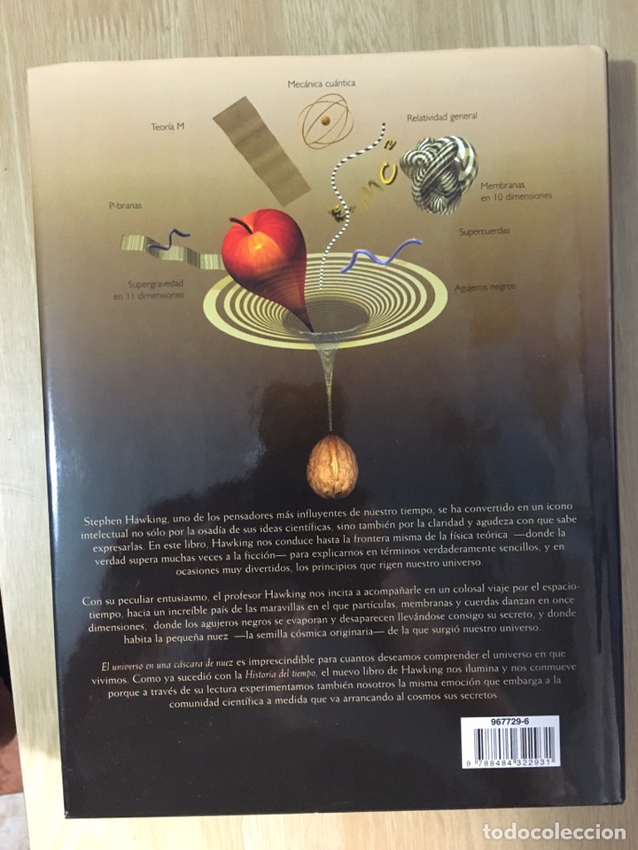 Libros: EL UNIVERSO EN UNA CASCARA DE NUEZ, STEPHEN HAWKING - Foto 2