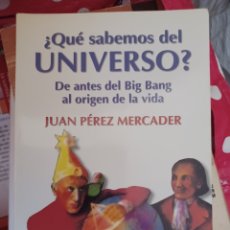 Libros: BARIBOOK 129 QUÉ SABEMOS DEL UNIVERSO JUAN PÉREZ MERCADER DEBATE. Lote 401635259