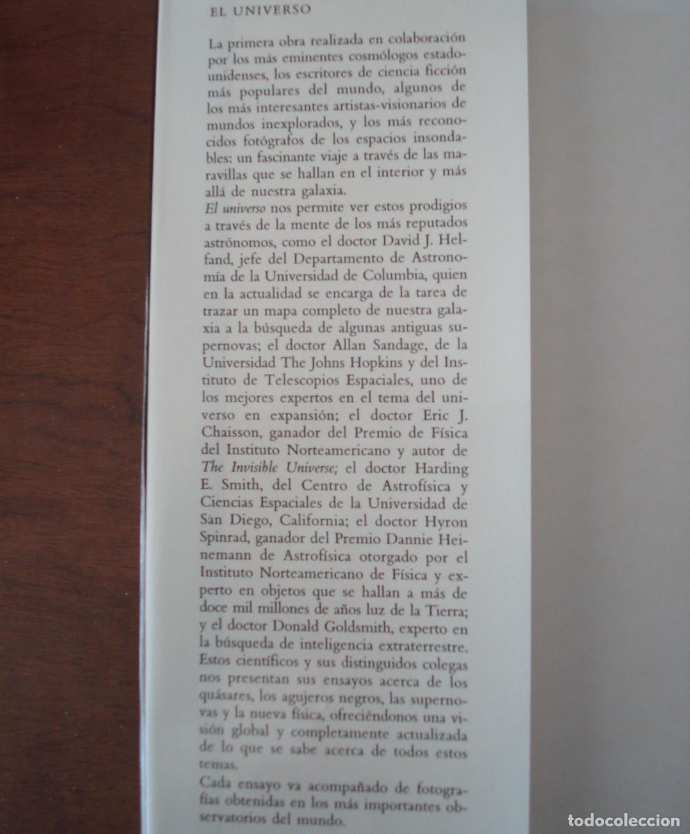 Libros: El Universo. Byron Preiss. C&iacute;rculo de Lectores, 1989 - Foto 2