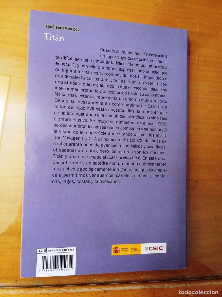 Libros: LIBRO QUE SABEMOS DE TIT&Aacute;N - Foto 2