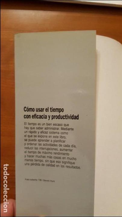 Libros: COMO USAR EL TIEMPO CON EFICACIA Y PRODUCTIVIDAD - Foto 3