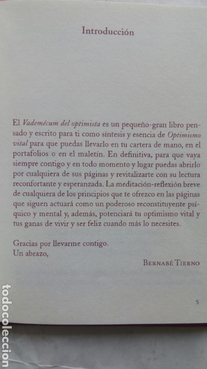 Libros: Vadem&eacute;cum del optimista. Bernab&eacute; Tierno. - Foto 3
