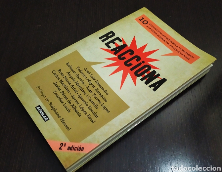Libros: Libro &rdquo; REACCIONA &rdquo;; 2&ordf; Edici&oacute;n; Editorial Aguilar. - Foto 1