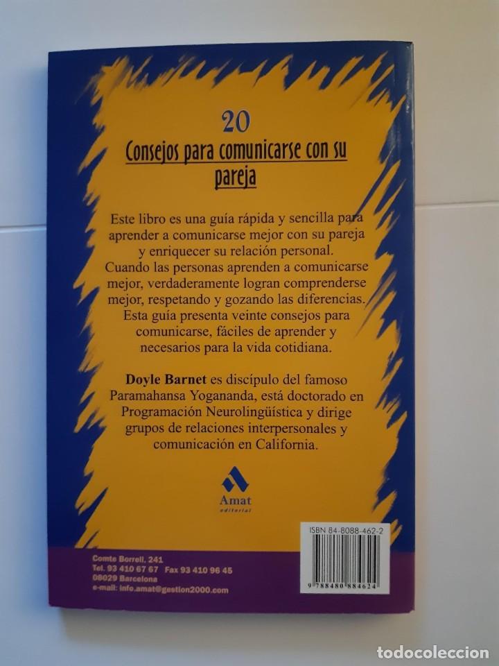 Libros: 20 CONSEJOS PARA COMUNICARSE CON SU PAREJA DOYLE BARNETT - Foto 2
