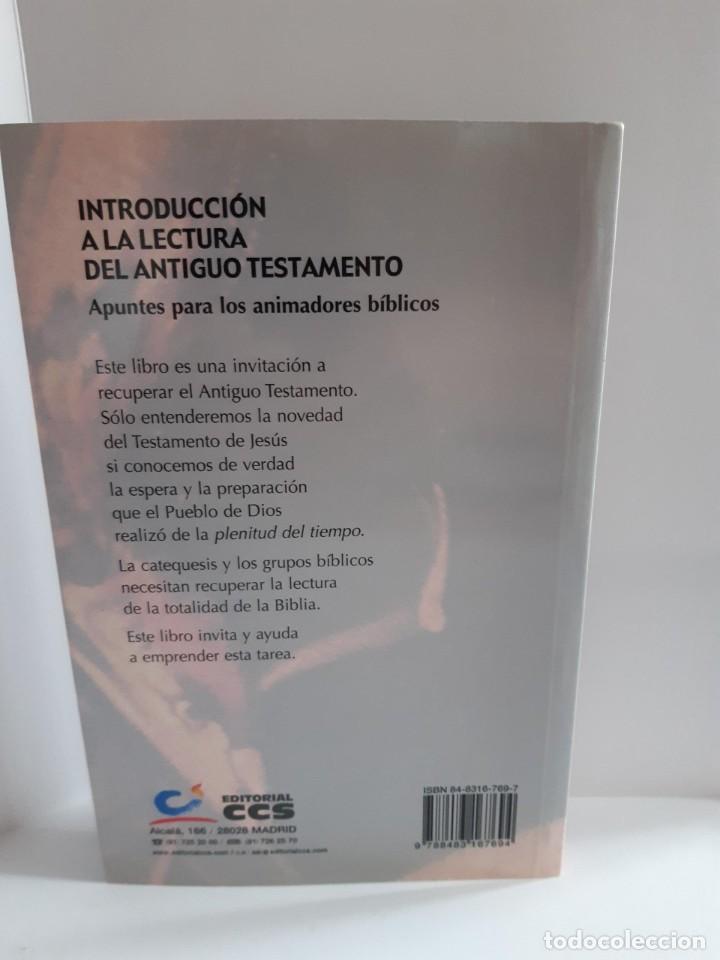 Libros: INTRODUCCION A LA LECTURA DEL ANTIGUO TESTAMENTO GIANFRANCO BARBIERI - Foto 2