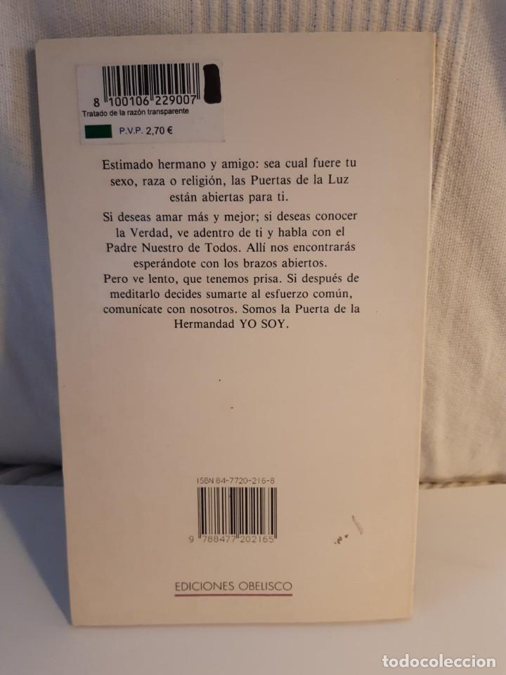 Libros: TRATADO DE LA RAZON TRANSPARENTE C DE SAINT GERMAIN - Foto 2