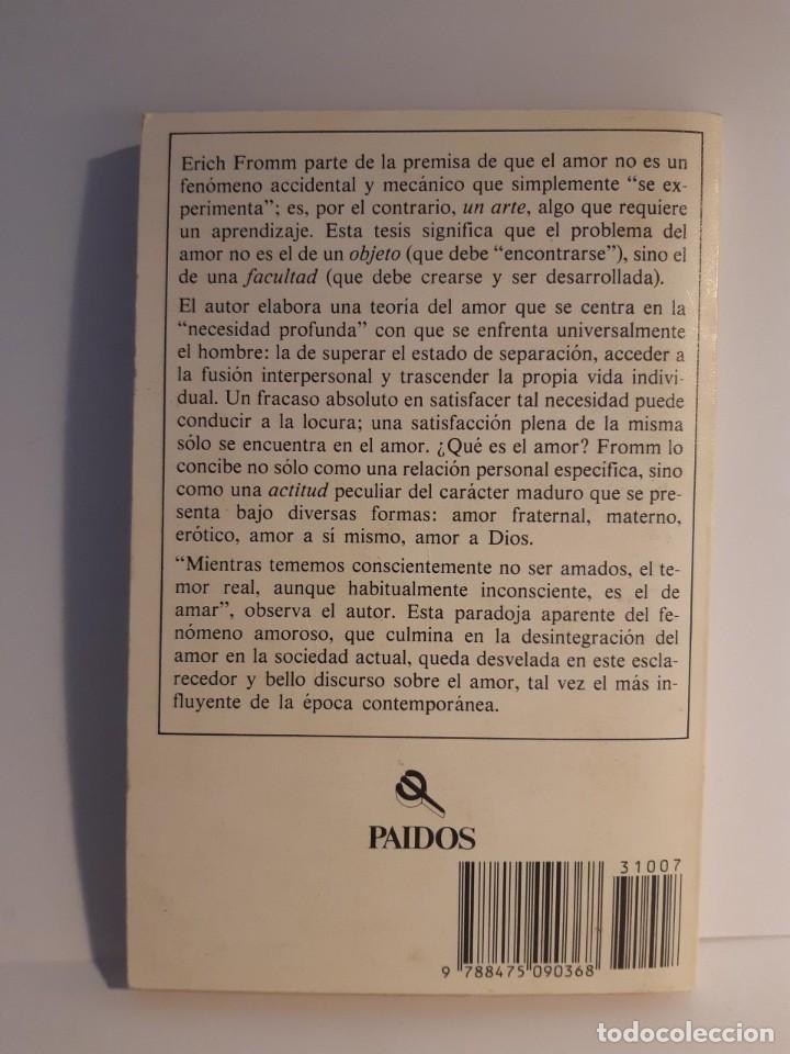 Libros: EL ARTE DE AMAR ERICH FROMM - Foto 2