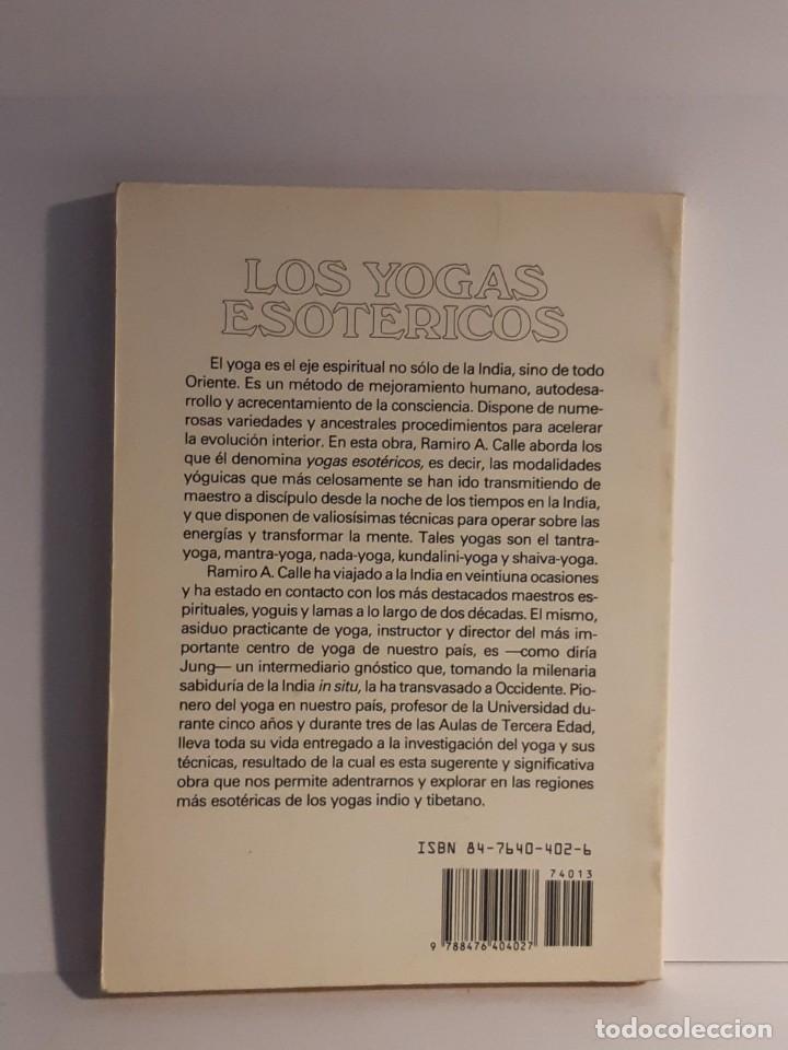 Libros: LOS YOGAS ESOTERICOS RAMIRO CALLE - Foto 2