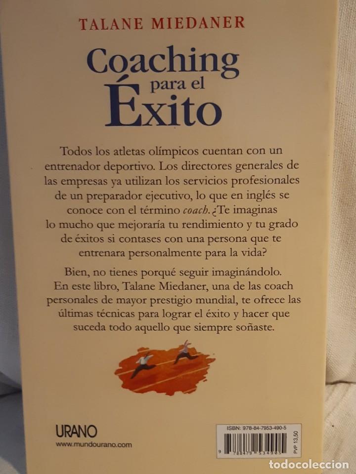 Libros: COACHING PARA EL EXITO TALANE MIEDANER - Foto 2