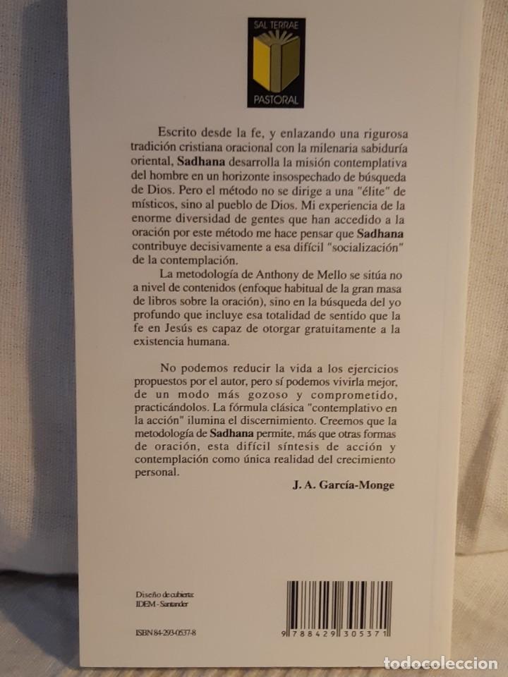 Libros: SADHANA ANTHONY DE MELLO - Foto 2