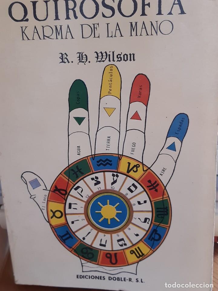 Libros: QUIROSOFIA KARMA DE LA MANO R B WILSON - Foto 1