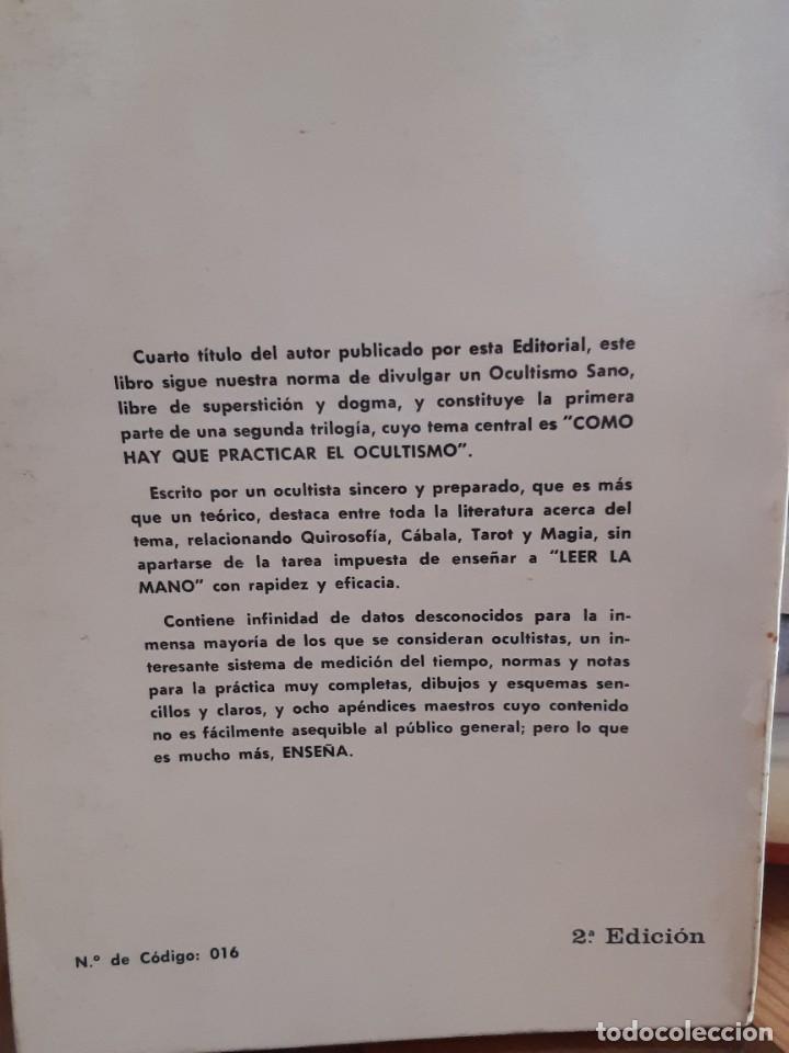 Libros: QUIROSOFIA KARMA DE LA MANO R B WILSON - Foto 2