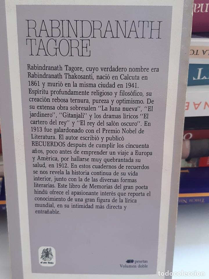 Libros: RECUERDOS RABINDRANATH TAGORE - Foto 2