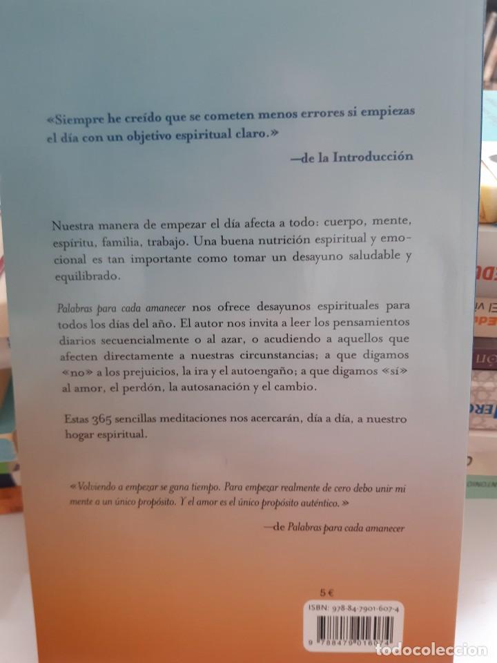 Libros: PALABRAS PARA CADA AMANECER HUGH PRATHER - Foto 2
