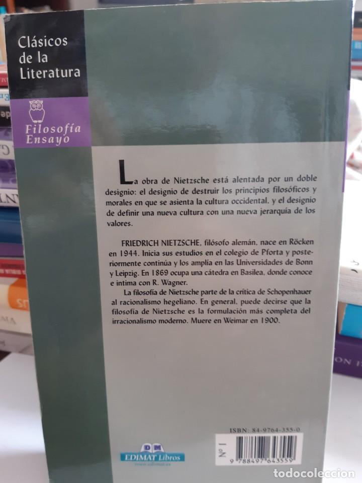 Libros: MAS ALLA DEL BIEN Y DEL MAL FRIEDRICH NIETZSCHE - Foto 2