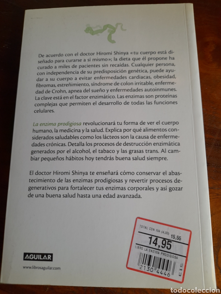 Libros: La enzima prodigiosa. Hiromi Shinya - Foto 2