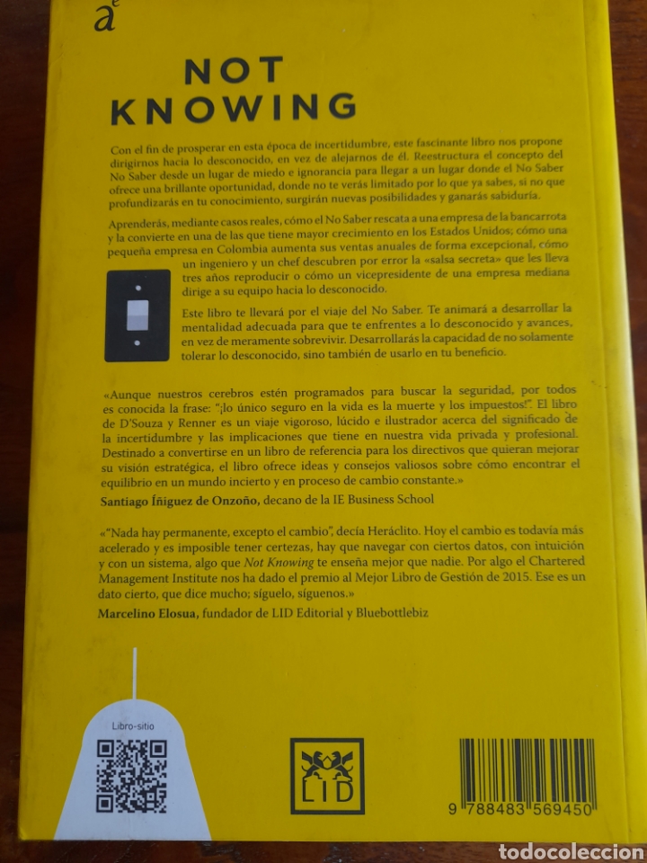 Libros: Not knowing. Transformar la incertidumbre en oportunidad - Foto 3