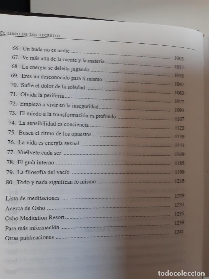 Libros: EL LIBRO DE LOS SECRETOS OSHO EDICION LUJO GAIA EDICIONES - Foto 5
