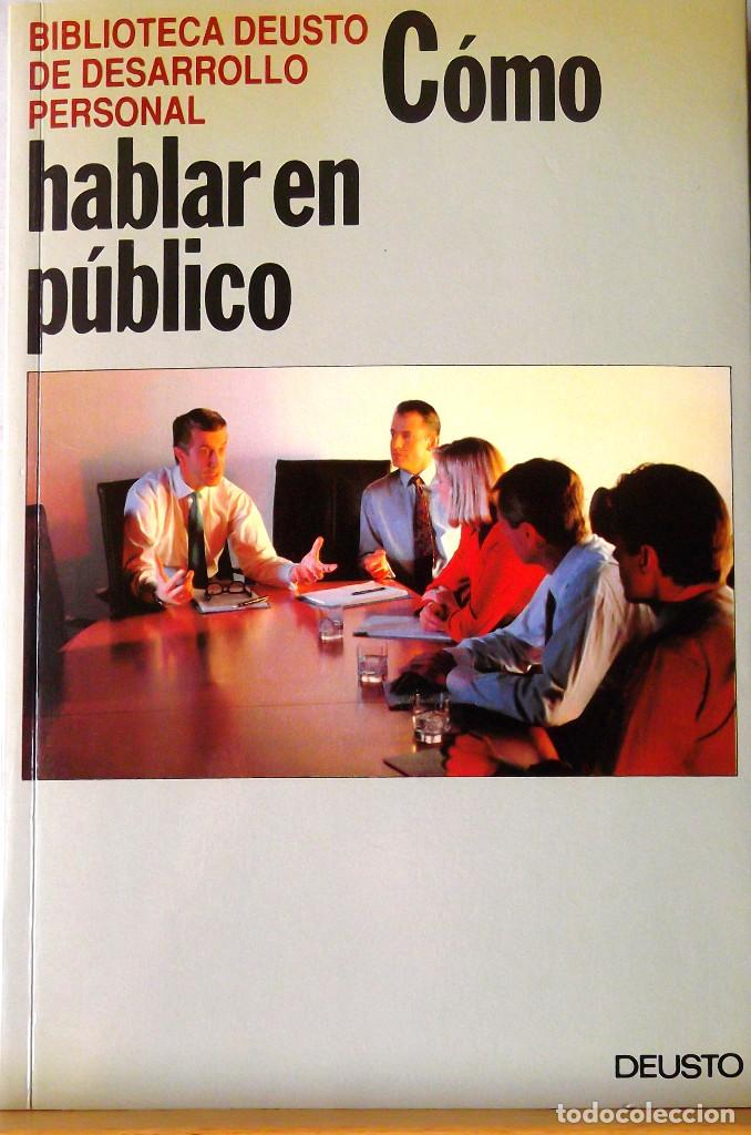 Libros: C&Oacute;MO HABLAR EN P&Uacute;BLICO. DEUSTO. ESTADO: NUEVO. - Foto 1