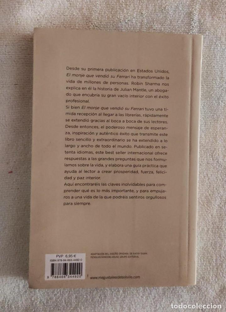 Libros: El monje que vendi&oacute; su Ferrari. - Foto 3