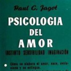 Libros: PSICOLOGÍA DEL AMOR - JAGOT, P.C.. Lote 366710906