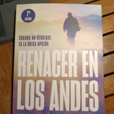 Libros: MIGUEL ÁNGEL TOBÍAS. RENACER EN LOS ANDES. LUCIÉRNAGA 2023.