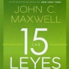 Libros: LAS 15 LEYES INDISPENSABLES DEL CRECIMIENTO - JOHN C. MAXWELL