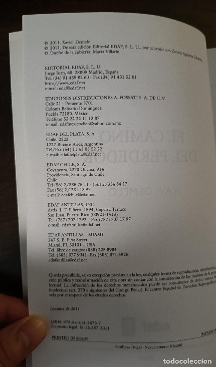 Libros: LIBRO --- XAVI DEMELO --- EL CAMINO DEL PERDEDOR - Foto 3