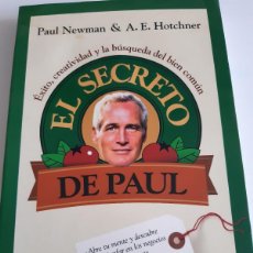 Libros: EL SECRETO DE PAUL ÉXITO CREATIVIDAD BÚSQUEDA BIEN COMÚN PAUL NEWMAN