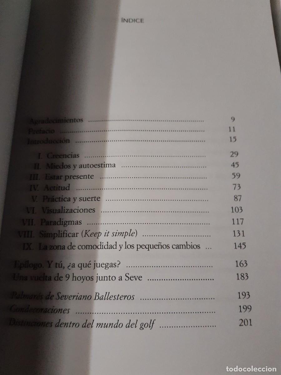 Libros: Las claves del golf para la vida Severiano Ballesteros autoayuda - Foto 2