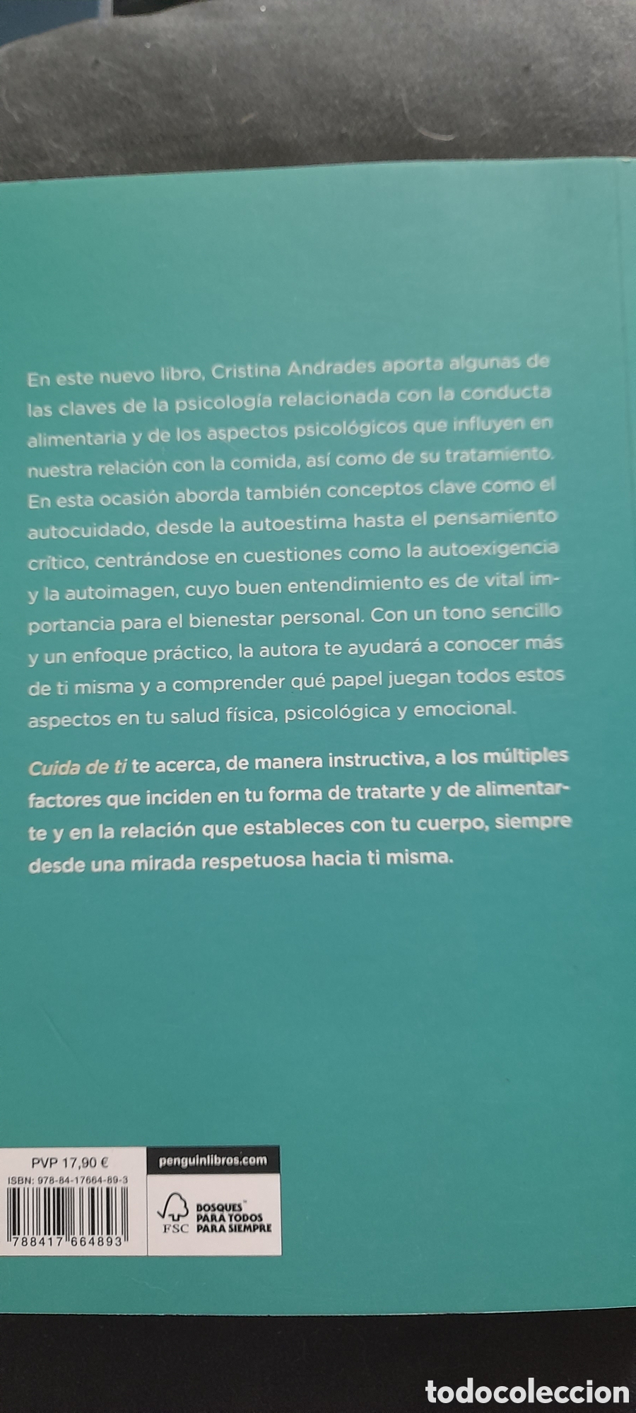 Libros: Cuida de ti. Cristina Andrades - Foto 2