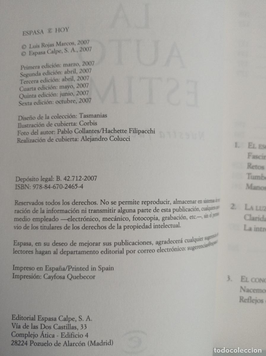 Libros: La autoestima Luis Rojas Marcos - Foto 2