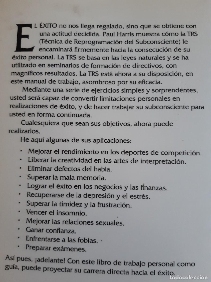 Libros: Utilice su subconsciente para el &eacute;xito Paul Harris - Foto 2