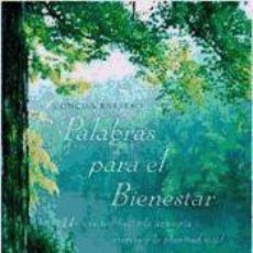 Libros: PALABRAS PARA EL BIENESTAR - BARBERO, CONCHA