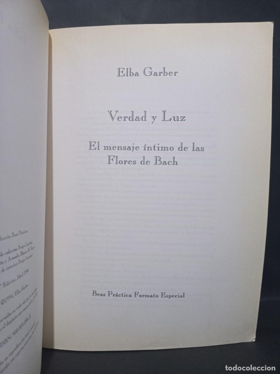 Libros: ELBA GARBER - VERDAD Y LUZ - 1994 - Foto 3