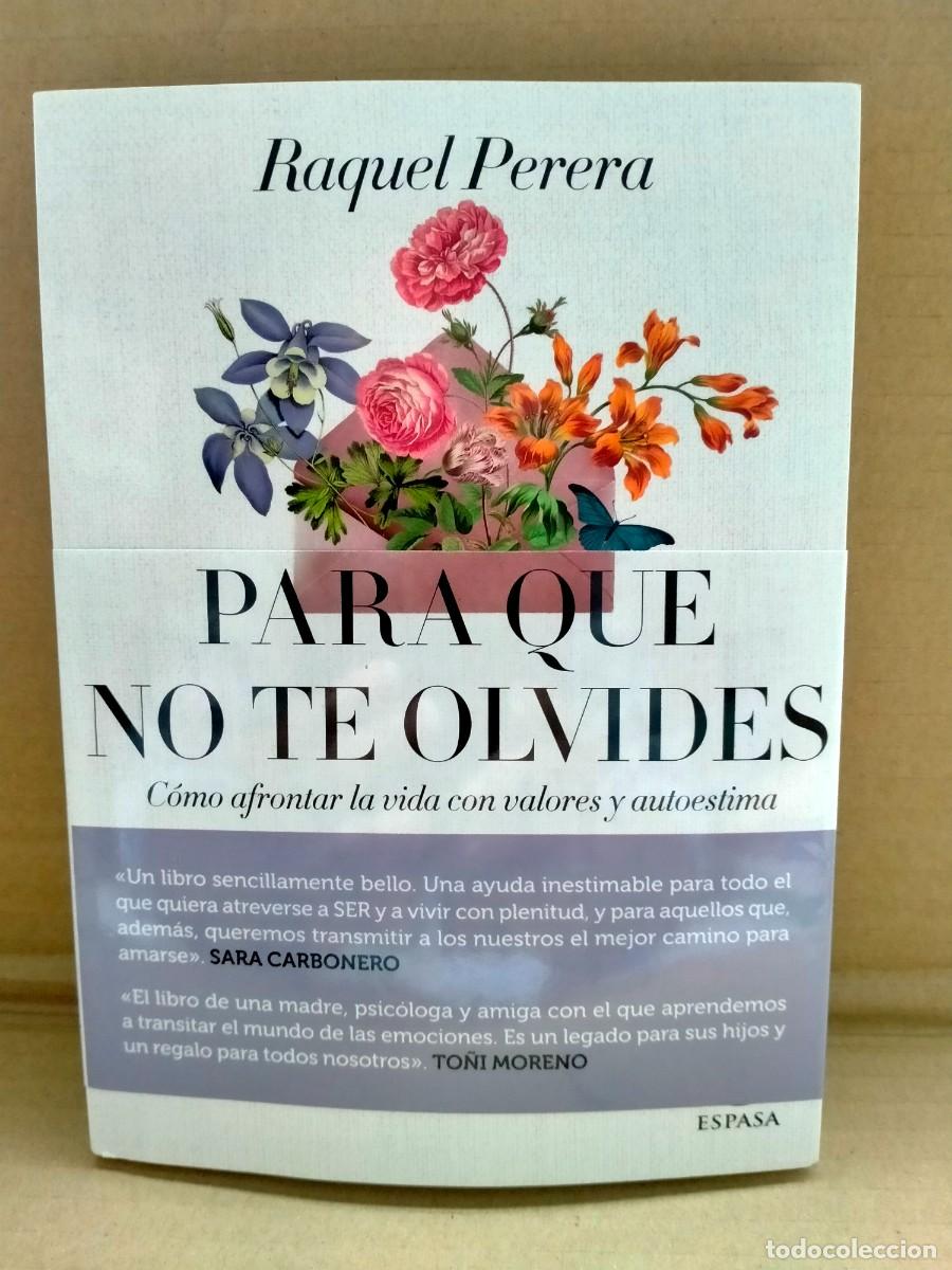 Libros: RAQUEL PERERA. PARA QUE NO TE OLVIDES .ESPASA - Foto 1