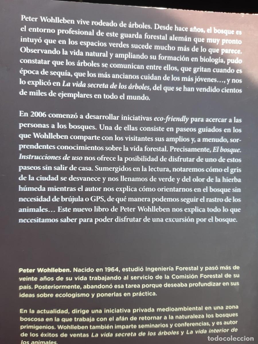 Libros: El bosque instrucciones de uso Peter Wohlleben autoayuda - Foto 3
