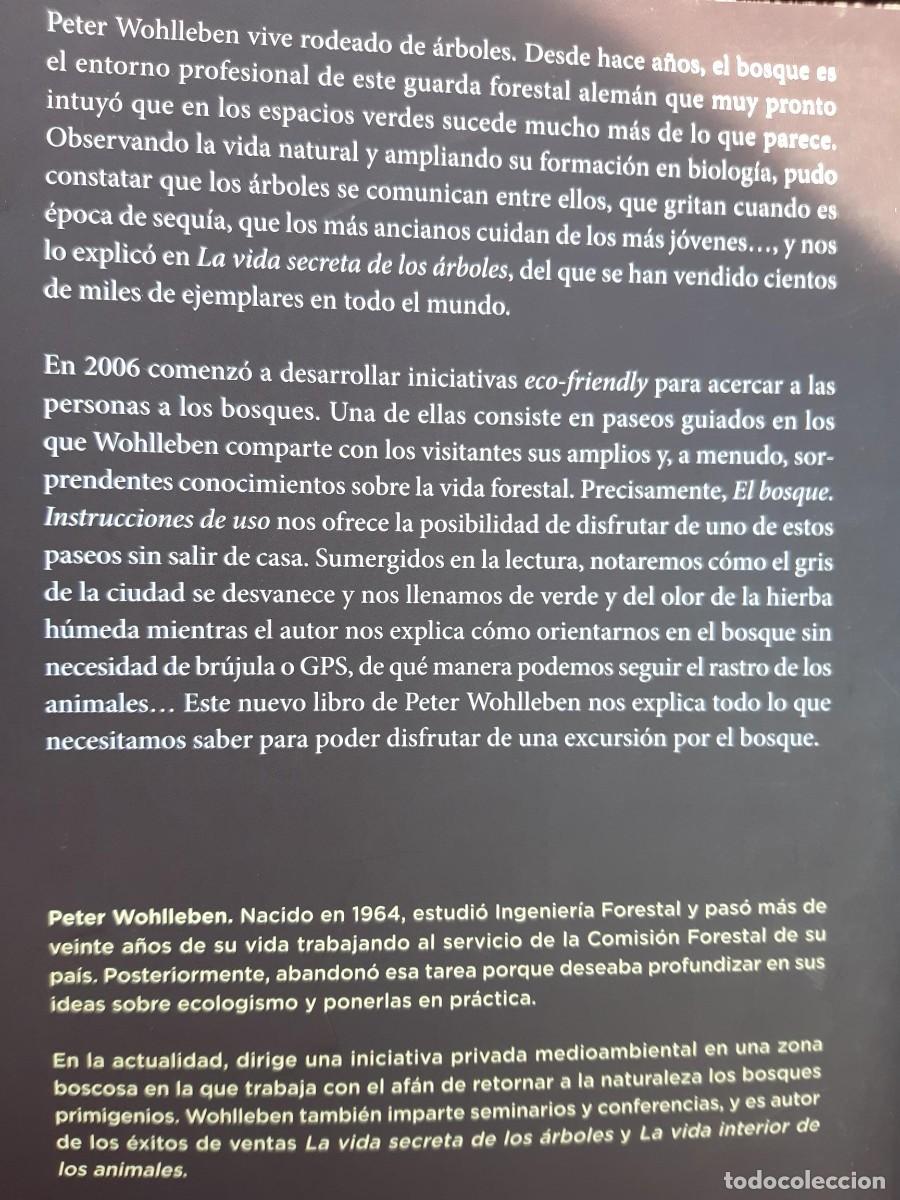 Libros: El bosque instrucciones de uso Peter Wohlleben autoayuda - Foto 4