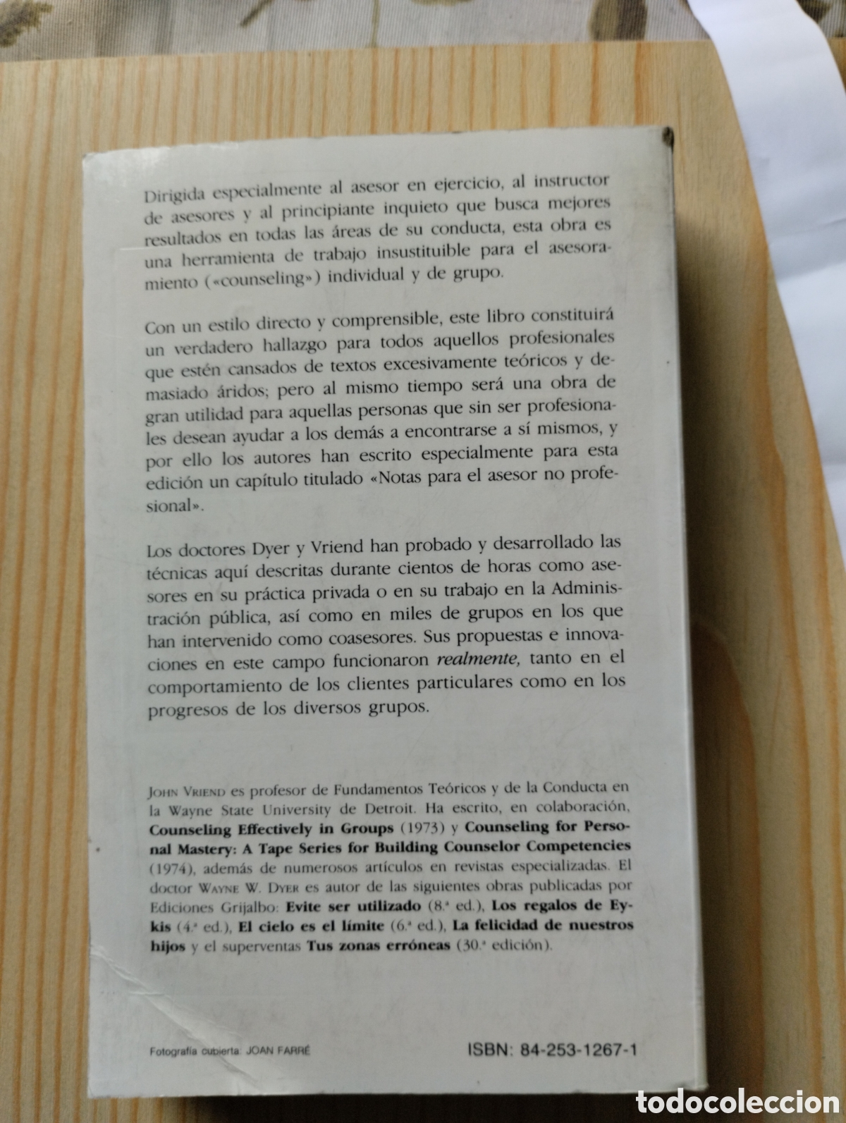 Libros: T&Eacute;CNICAS EFECTIVAS DE ASESORAMIENTO PSICOL&Oacute;GICO. - Foto 2