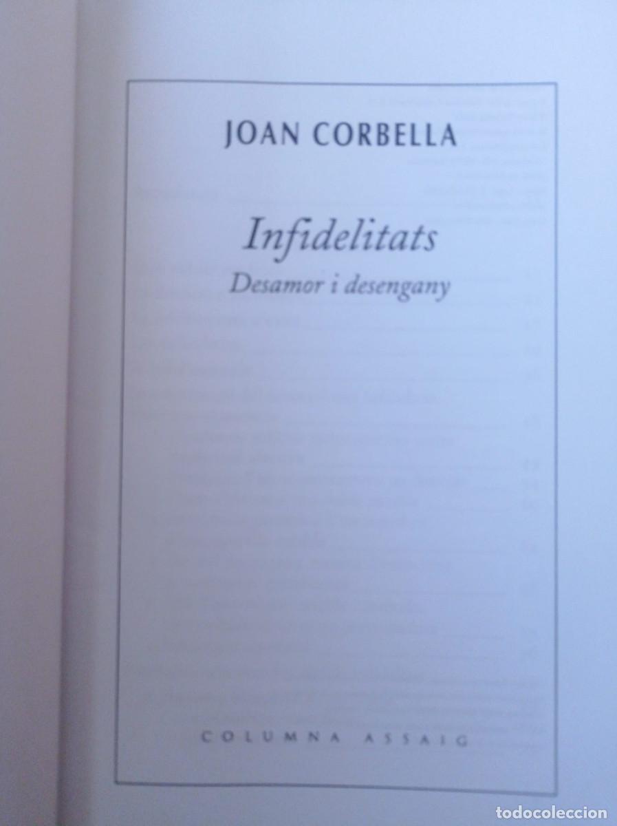 Libros: Infidelitats, Joan Corbella en Catal&aacute;n - Foto 3