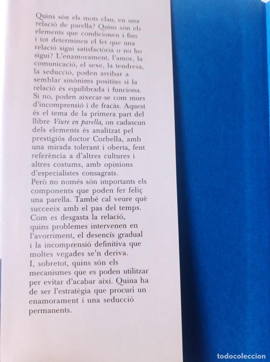 Libros: VIURE EN PARELLA Joan Corbella en Catal&aacute;n 1992 - Foto 2