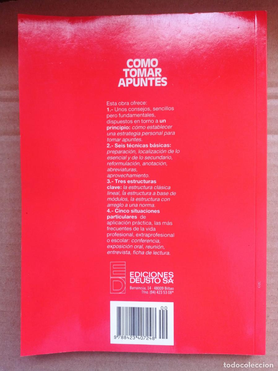 Libros: Como Tomar Apuntes,G.HOFFBECK,J. WALTER - Foto 3