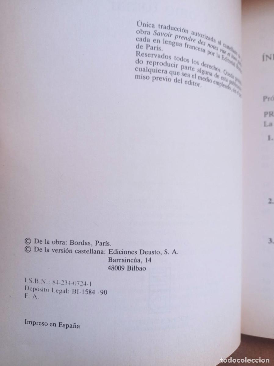 Libros: Como Tomar Apuntes,G.HOFFBECK,J. WALTER - Foto 5