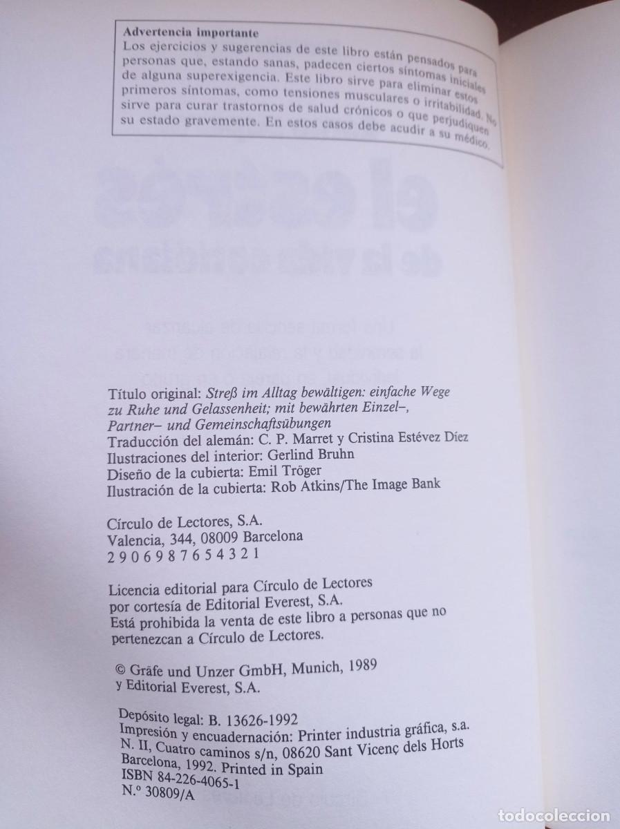 Libros: C&oacute;mo superar el estr&eacute;s de la vida cotidiana ,Mechthilde. Gairing - Foto 4