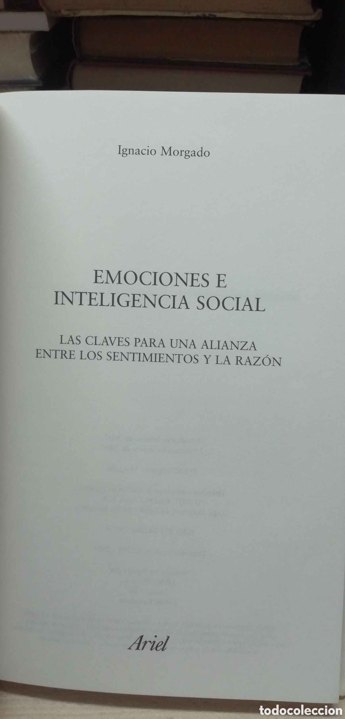 Libros: Emociones e inteligencia social Ignacio Morgado - Foto 6
